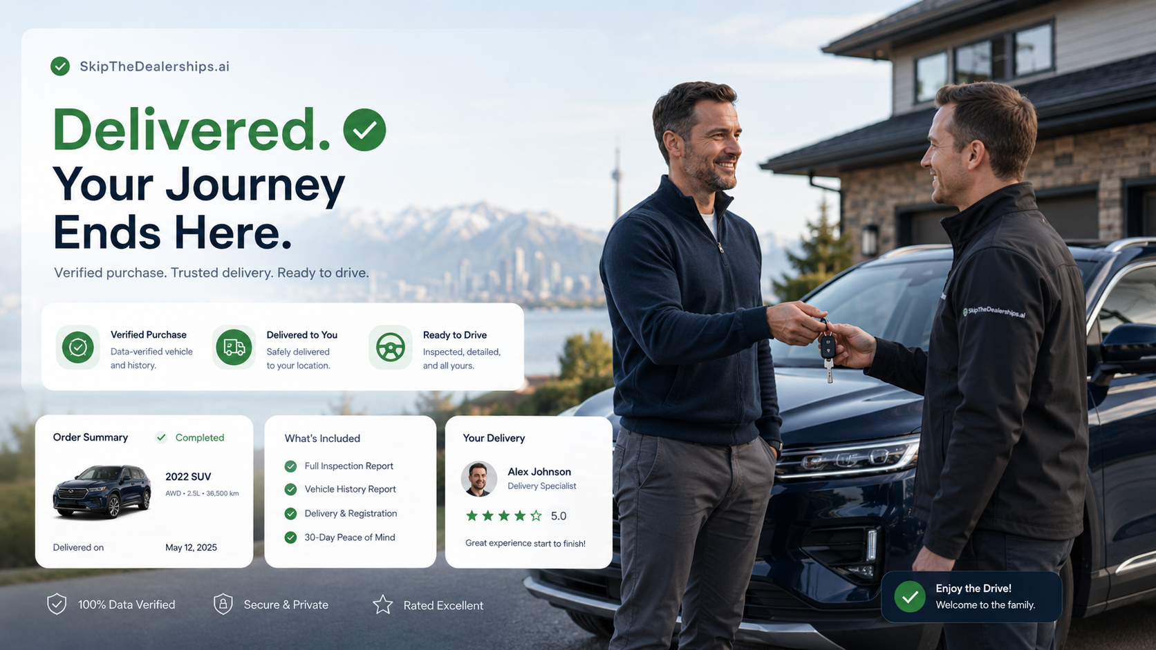 Delivered - Your Journey Ends Here
